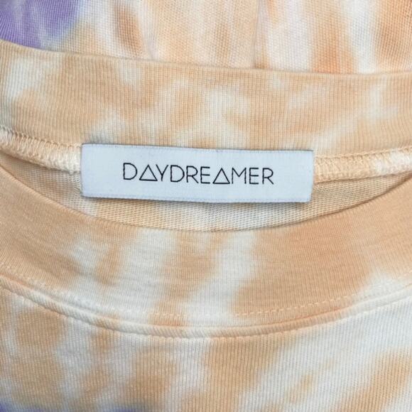 DAYDREAMER Spiral Tie Dye Long Sleeve Crop T-shirt - Picture 6 of 8